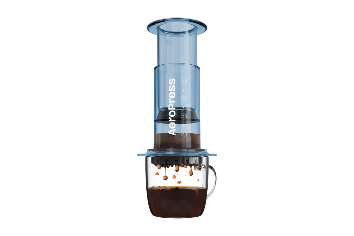 AeroPress - Clear Blue Coffee Maker 