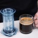 AeroPress - Clear Blue Coffee Maker 