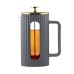 Vialli Design - Livio French Press Grey / Gold 1l 