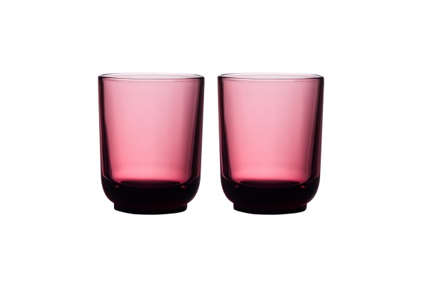 Fellow - set of two glass Pirch Cappuccino 190 ml - Garnet 