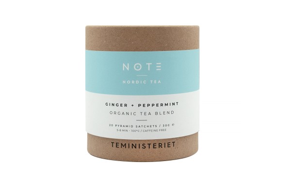 Teministeriet - NOTE Ginger Peppermint Organic - 20 Tea Bags 